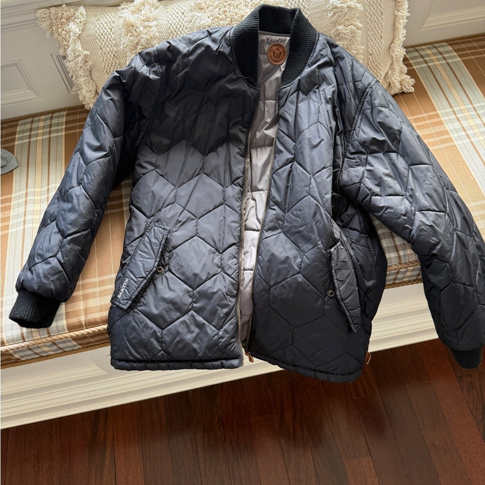 Matix Black Quilted Bomber Jacket